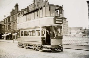 Burnside Terminus - Tram 488 ex works on 17 May 1947